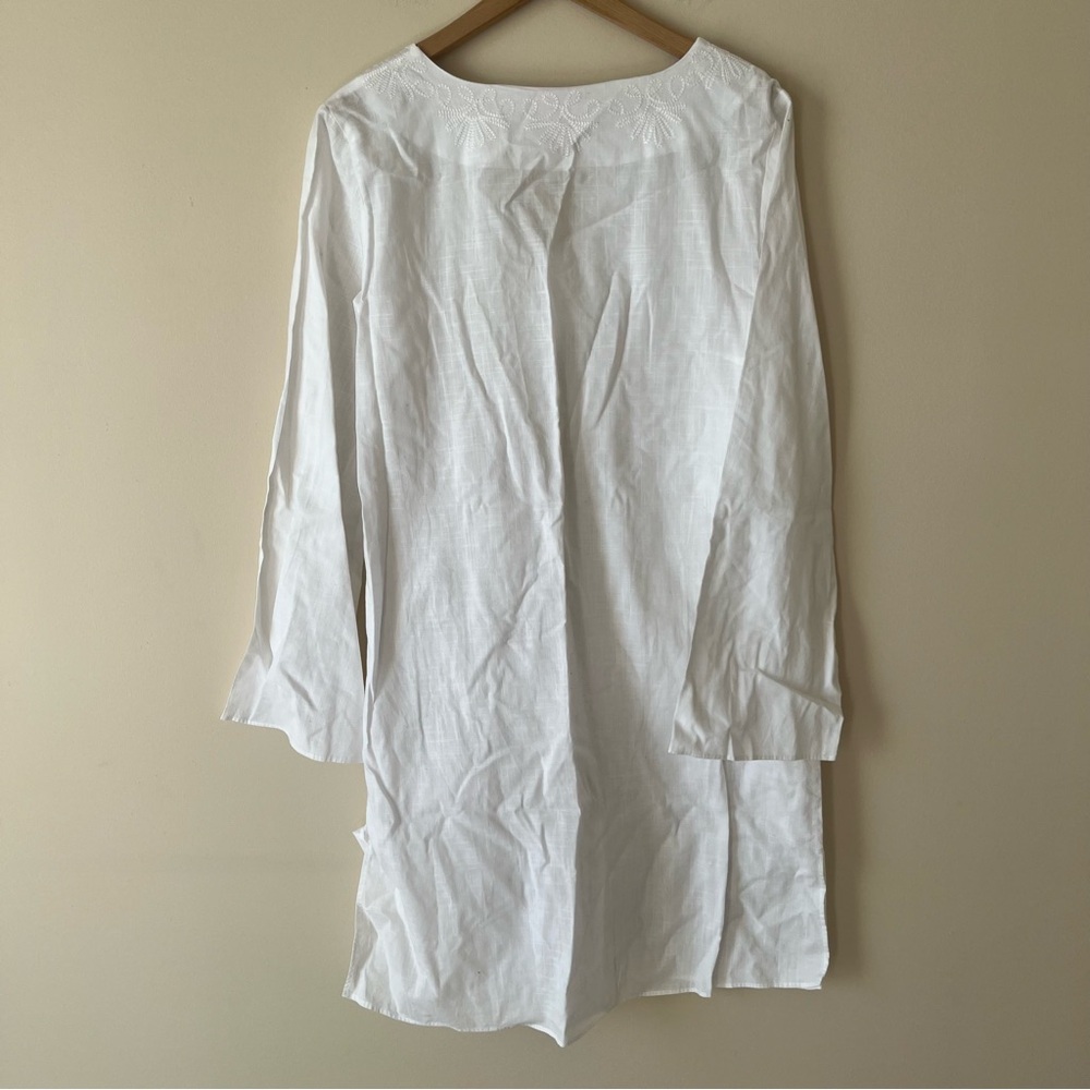Lilly Pulitzer Elina Tunic Size Large White - Picture 8 of 8